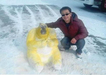 给女儿堆的熊二~综合gif搞笑图片