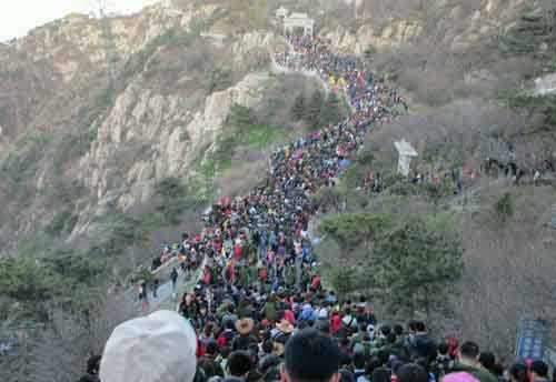 五一的泰山长城综合gif搞笑图片