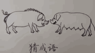 看这图猜成语，据说只有高智商的人才能猜出来哦综合gif搞笑图片