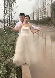 这婚纱照是没法拍了综合gif搞笑图片