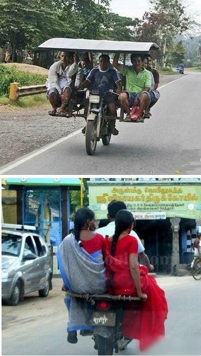 阿三就是这样骑摩托的综合gif搞笑图片