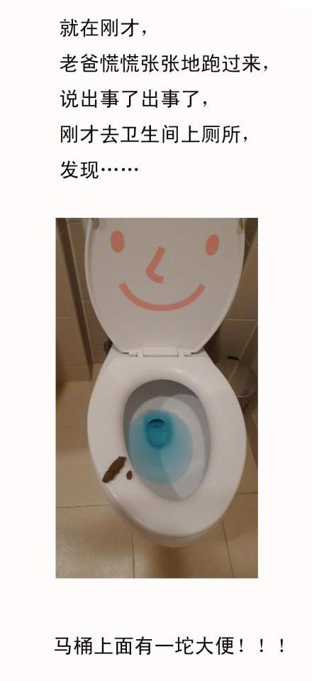 马桶上面有一坨大便！综合gif搞笑图片