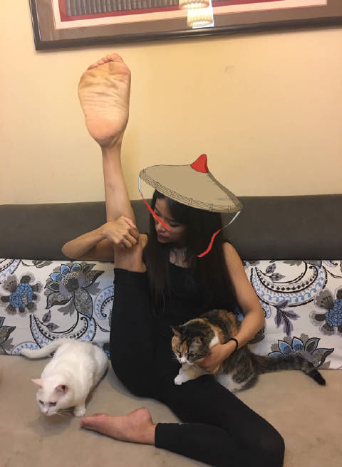 我是一只修行千年的脚，千年修行千年没洗脚…综合gif搞笑图片