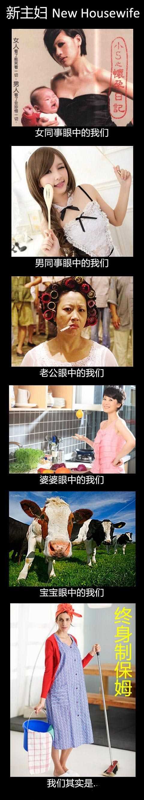 新主妇其实是终身制保姆综合gif搞笑图片