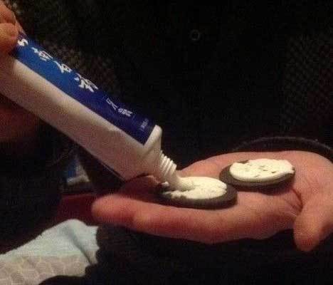 自制薄荷味奥利奥综合gif搞笑图片