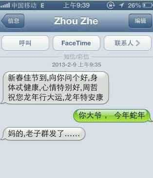 蛇是小龙，群发拜年伤不起综合gif搞笑图片