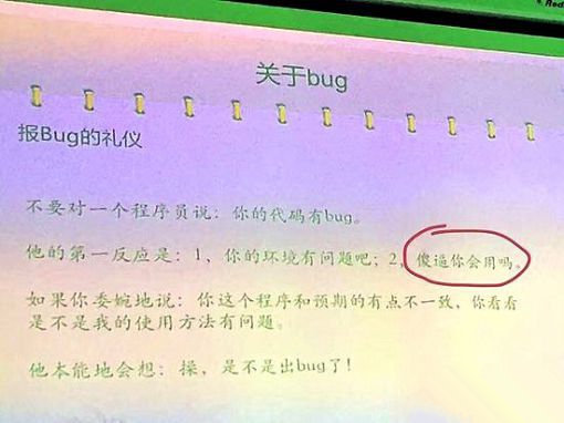 向程序员报BUG的礼仪，望周知综合gif搞笑图片