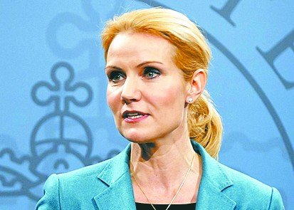 丹麦女首相赫勒·托宁·施密特综合gif搞笑图片
