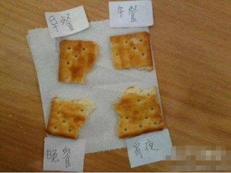 哥一天的伙食就这些了 谁有我苦逼~综合gif搞笑图片