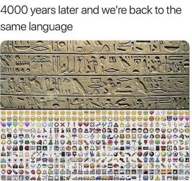 4000年以后我们又变回了从前的交流方法综合gif搞笑图片