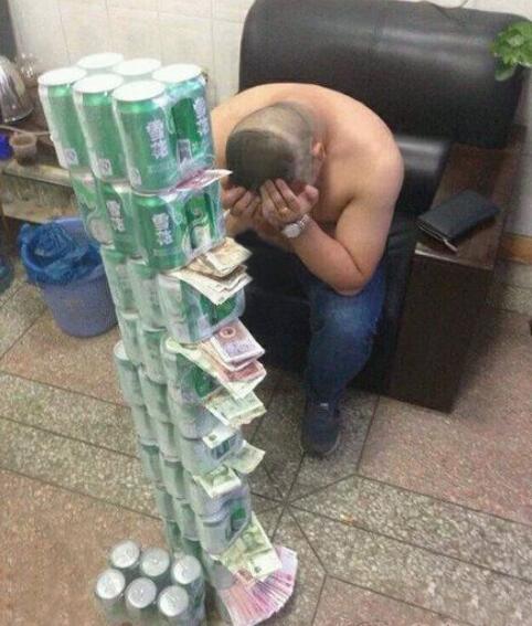 哥几个太坏了，实在喝不下了综合gif搞笑图片