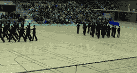 团队表演配合得相当到位综合gif搞笑图片