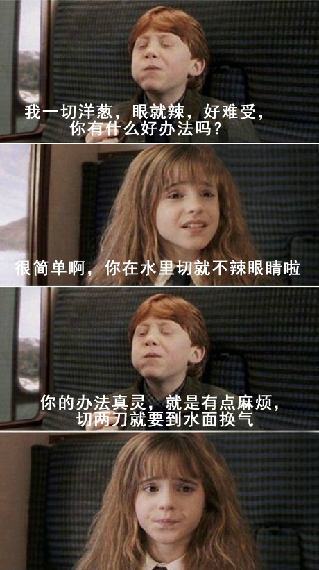 切洋葱的好办法综合gif搞笑图片