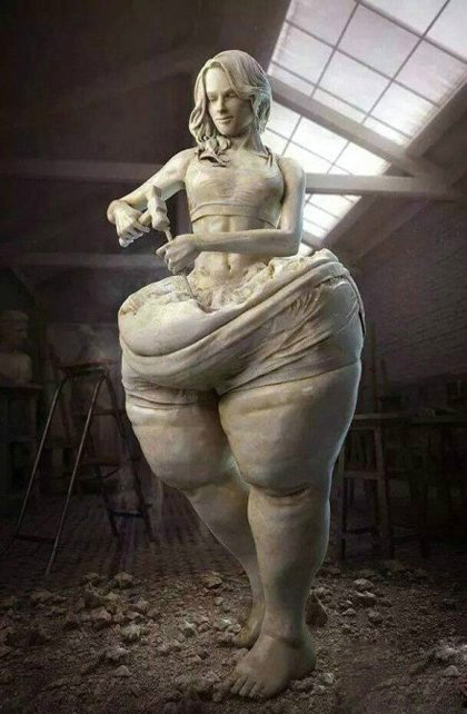 要减肥就得拿出凿肉的意志！！！综合gif搞笑图片