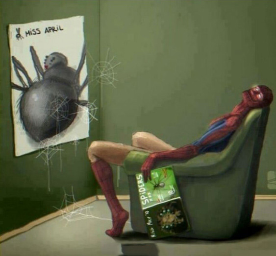 超级英雄背后的小故事，感觉身体被掏空综合gif搞笑图片