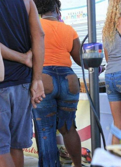 这条裤子真心潮爆了综合gif搞笑图片