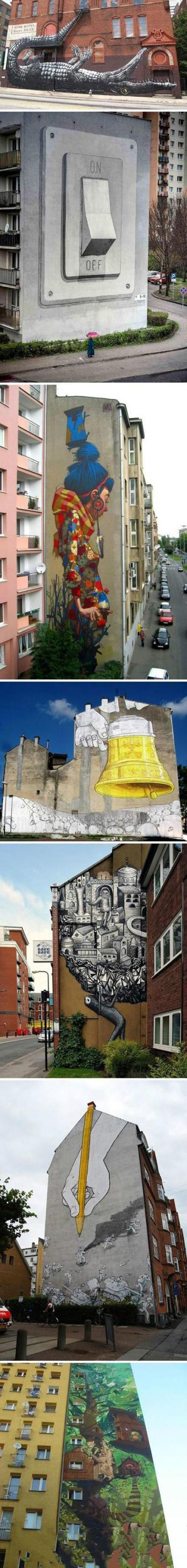 街头巨幅绘画综合gif搞笑图片