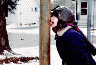 有人跟我说电线杆是甜的……综合gif搞笑图片