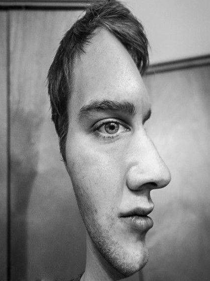 你们觉得这是正脸还是侧脸？综合gif搞笑图片