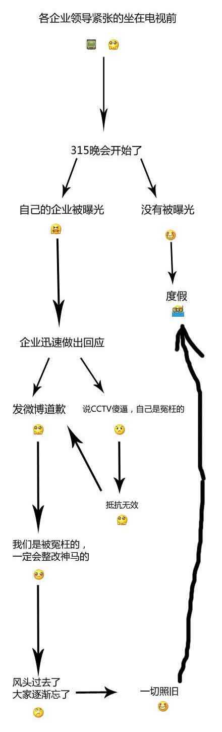 3·15晚会标准流程综合gif搞笑图片