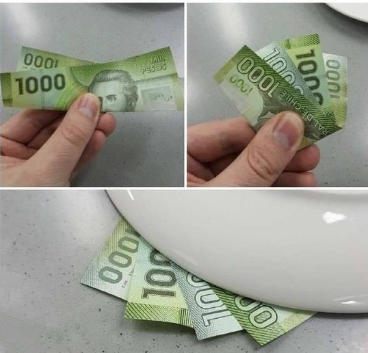 如何在给小费的时候展示逼格。。。综合gif搞笑图片