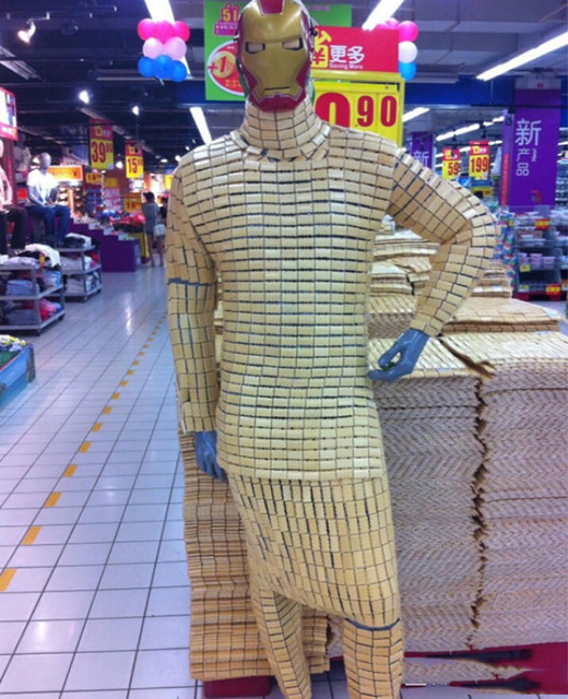 超市守护神，凉席侠综合gif搞笑图片