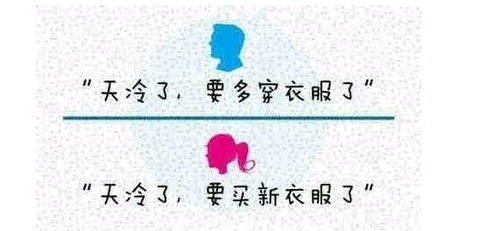 男女关于衣服的想法差异综合gif搞笑图片