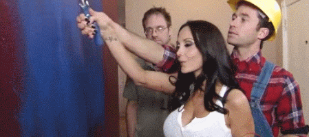 就在此刻，我有点明白“手把手教学”的意思了综合gif搞笑图片