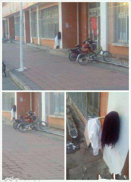 远处看差点吓出屎综合gif搞笑图片