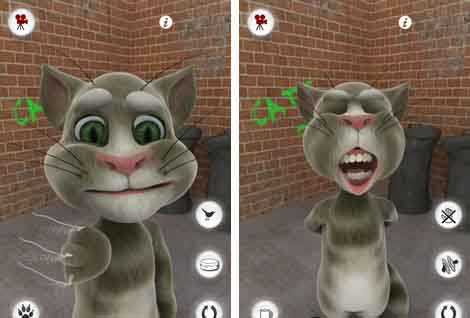 女儿玩汤姆猫综合gif搞笑图片