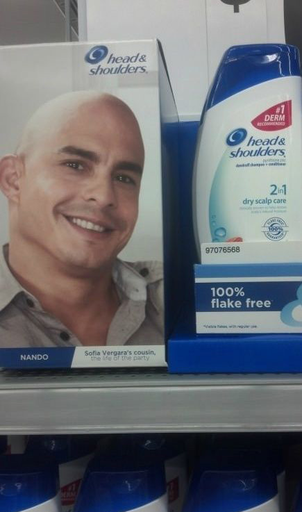 一个去屑洗发水用光头做代言是闹哪样综合gif搞笑图片