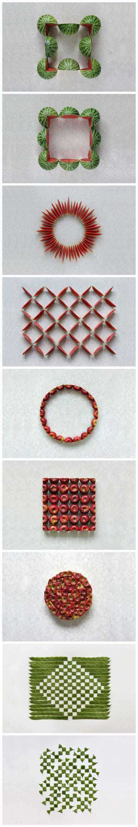 水果创意拼图植物gif搞笑图片