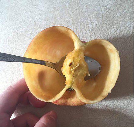 我就是不喜欢吃苹果皮植物gif搞笑图片