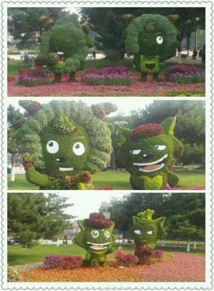 园艺工人的手艺真不是吹的植物gif搞笑图片