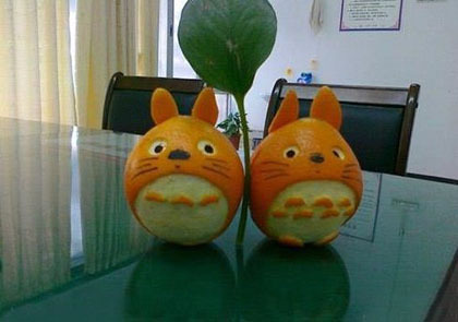 新来的女同事做的，赞一个！植物gif搞笑图片