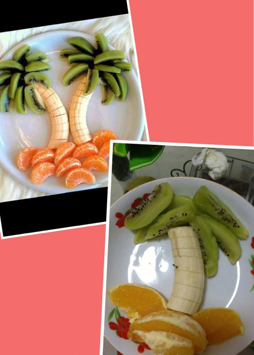 学做水果拼盘，结果。。。植物gif搞笑图片