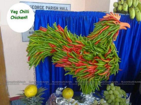 真正的辣子鸡植物gif搞笑图片