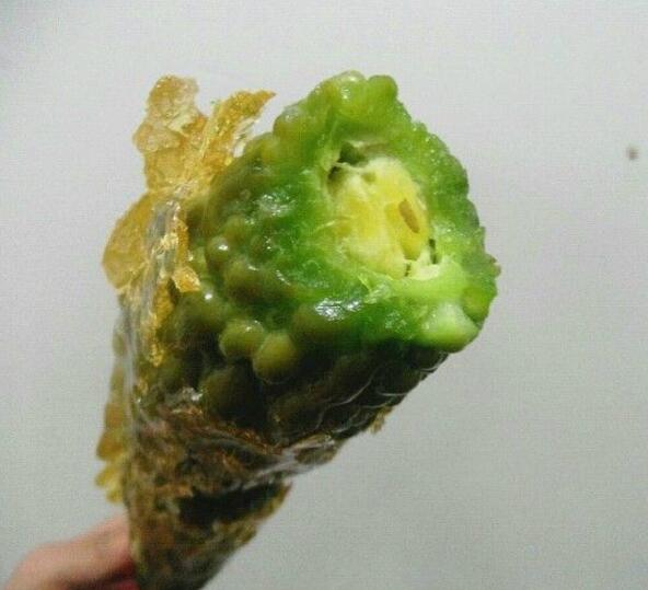 苦瓜糖葫芦植物gif搞笑图片