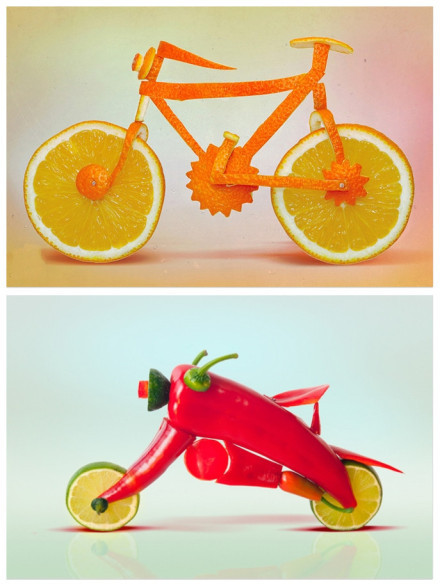 有梦想的橙子植物gif搞笑图片