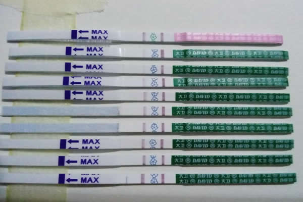 大卫排卵试纸8档图解图，教你快速识别排卵期