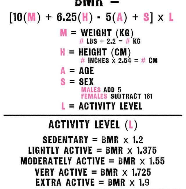 不是简单加减乘除法，基础代谢率3种计算公式请了解下！