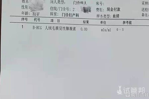 惠州市第二妇幼保健院第二代试管婴儿第二次移植再次失败,绝望了
