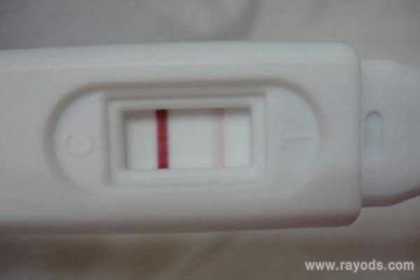 生男孩的验孕棒图片 二条杠很清楚是怀男孩吗
