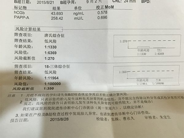 怀孕通过唐筛看男女准确率能达99%？依据太牵强劝你别信