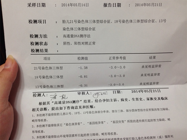 已生女宝！无创DNA报告暗示胎儿性别的诀窍在这里