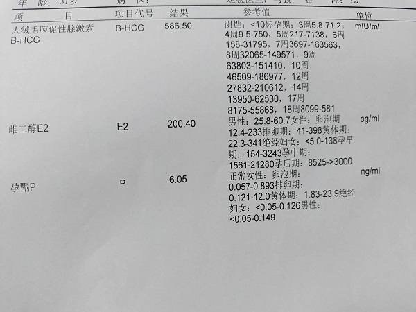 冻胚移植时对孕酮值有要求，只要数值小于这个数就是正常