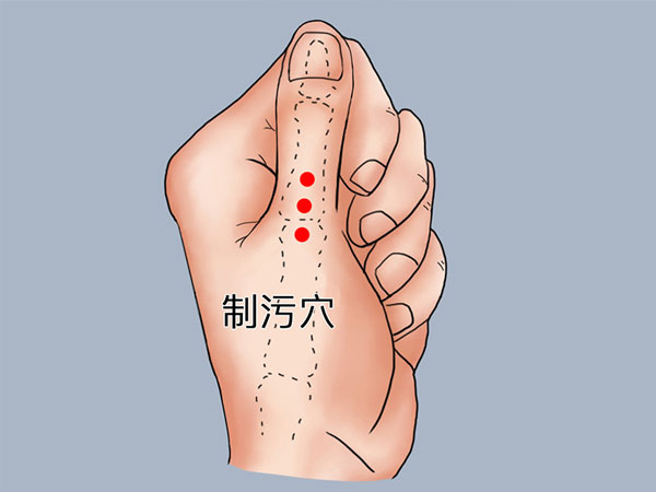 董氏制污放血的准确位置是左手还是右手，有图解吗？