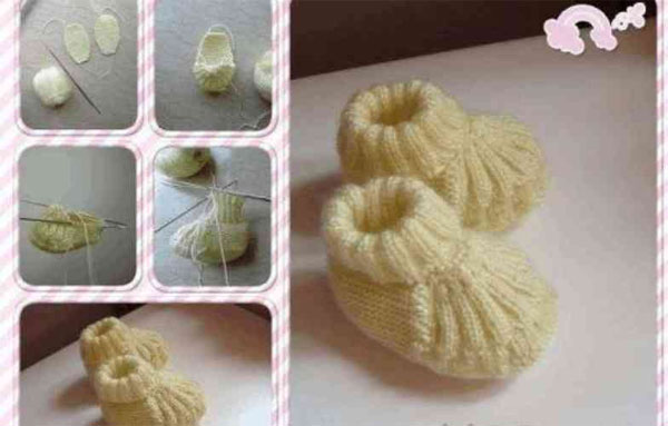 0一6个月婴儿鞋编织的方法步骤是啥？求详细图解