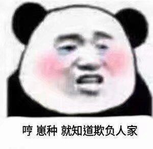 哼 崽种 就知道欺负人家