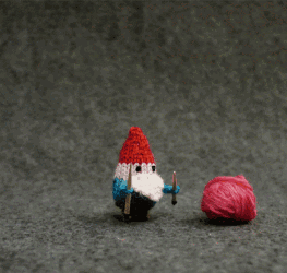 织毛线发送爱心